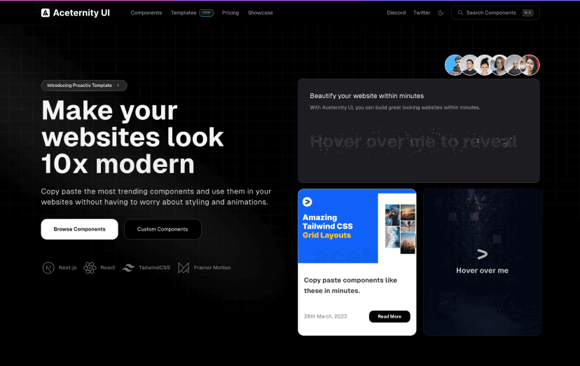 What is Aceternity UI? An Introduction to Building Interactive Coding Websites